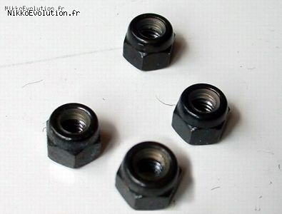  Pieces Standard Ecrou Nylstop 7 bon état