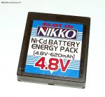 batterie&nbsp;de&nbsp;4,8&nbsp;volts&nbsp;pour&nbsp;voitures&nbsp;Nikko,&nbsp;pack&nbsp;slot-in