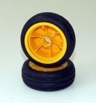 Roues&nbsp;avant&nbsp;à&nbsp;jantes&nbsp;jaunes&nbsp;pour&nbsp;voiture&nbsp;Nikko&nbsp;The&nbsp;Panther,&nbsp;origine&nbsp;voiture&nbsp;ING