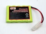 Batterie&nbsp;6,0&nbsp;volts&nbsp;NIMh&nbsp;&nbsp;700&nbsp;mAh.Occasion.&nbsp;Connectique:&nbsp;prise&nbsp;TamiyaCouleur:&nbsp;verte